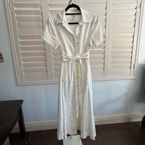 Joie Maxi Dress in Elegant White